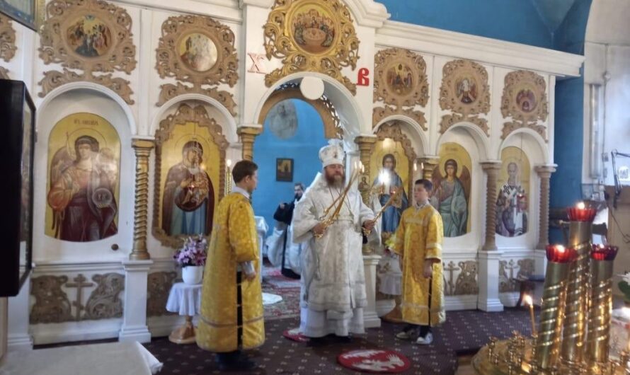 Богослужение накануне праздника Преображения Господня