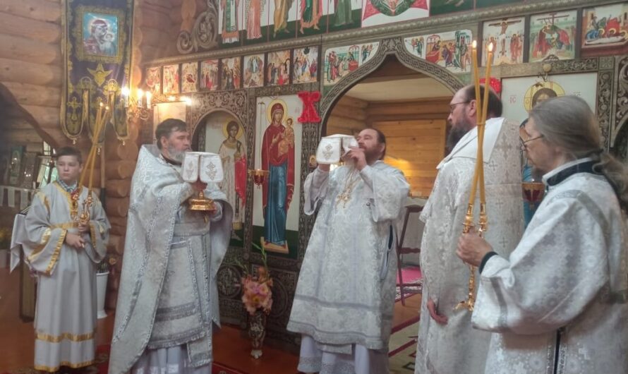Богослужение в праздник Преображения Господня