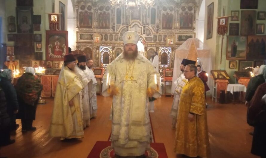 Архиерейское богослужение г.Очёр