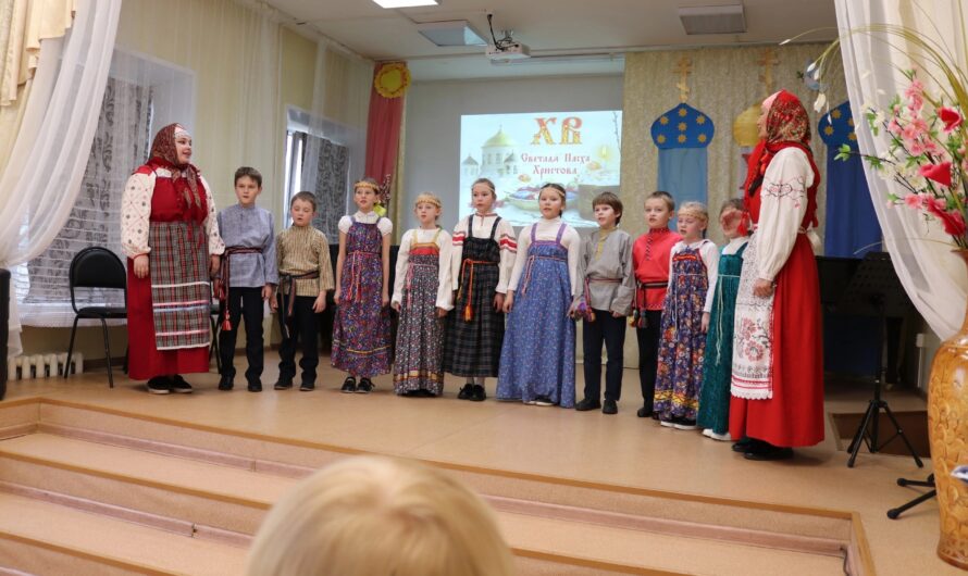 Пасхальный праздник среди воскресных школ Никольского благочиния