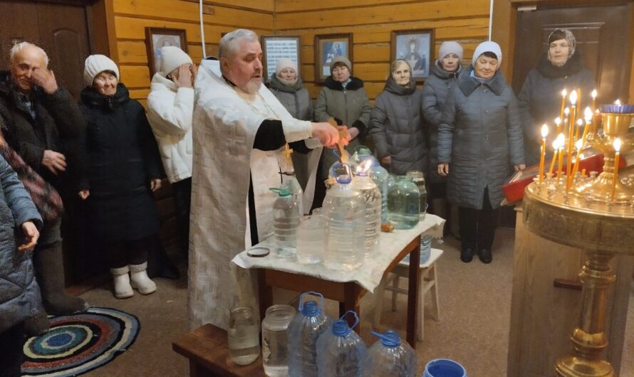 Праздник Крещения Господня молитвенно отметили в Савино