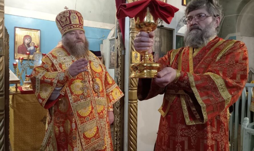 Архиерейское богослужение в день памяти мученика Вонифа́тия