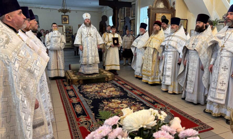 Архиерейское богослужение в Верещагино