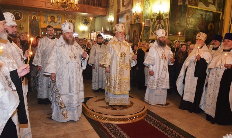 Епископ Кудымкарский и Верещагинский Петр сослужил Главе Пермской митрополии.
