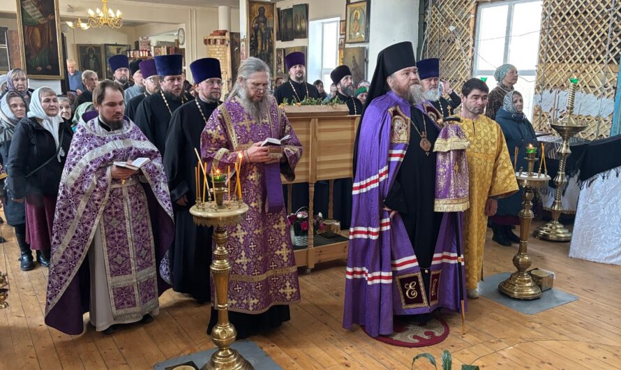 в Алексеевском храме с. Егва отметили престольный праздник