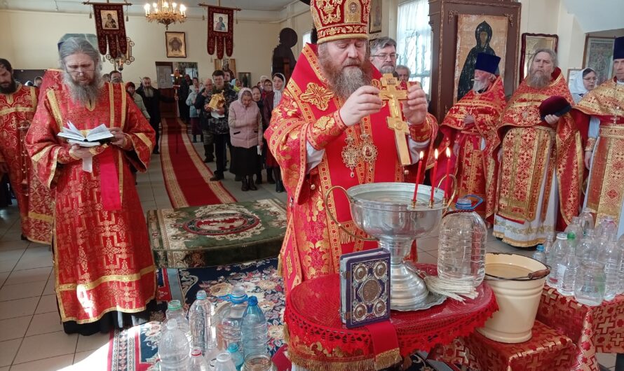 Архиерейское богослужение в Верещагино