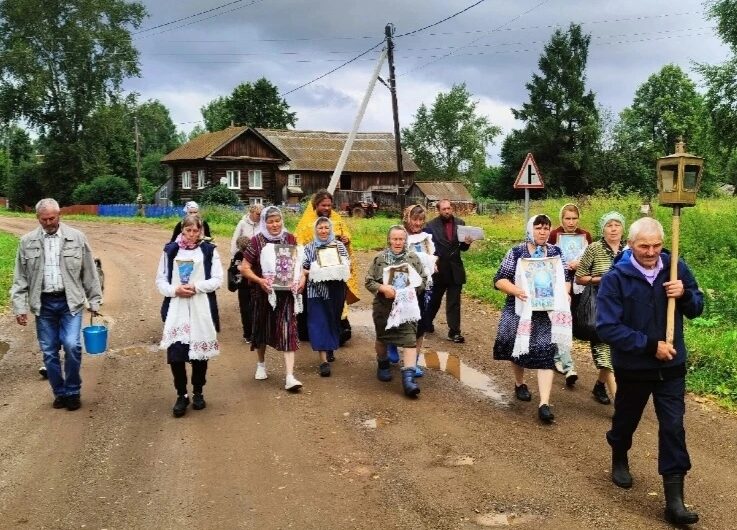 Престольных праздник в деревне Кырдым