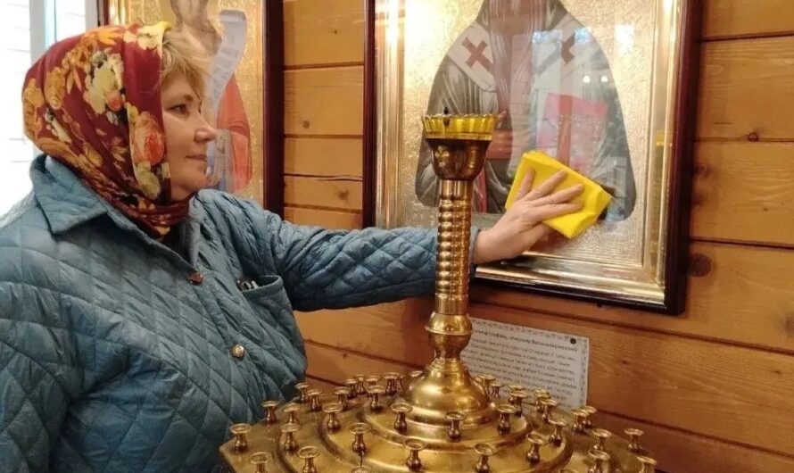 Труд для души в родном храме