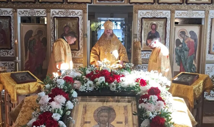 Архиерейское богослужение в скиту Свято-Лазаревского женского монастыря г. Верещагино