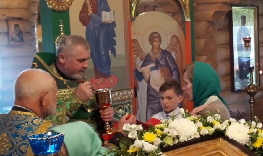 Престольный праздник в храме во имя преподобного Сергия Радонежского с. Сива